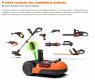 robot rasaerba che condivide la batteria.Fino 800Mq